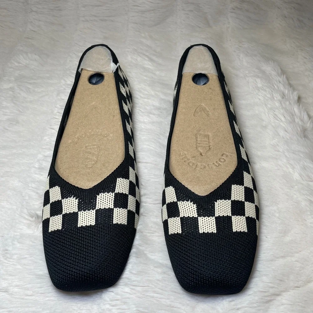 VIVAIA Square-Toe V-Cut Flats (Margot™ 2.0) EU 41 / US 9.5‎